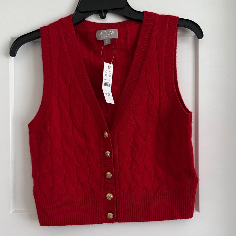 J.Crew cashmere tank vest